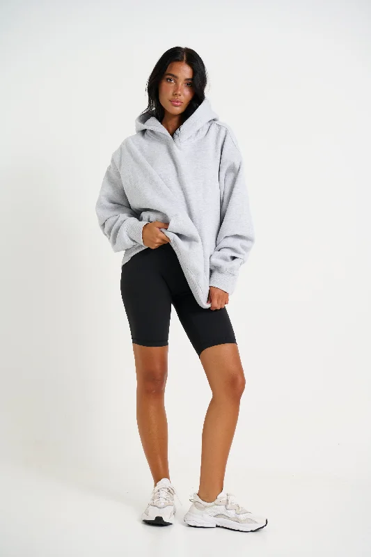 Unisex Roman Oversize Hoodie Grey Hoodie with Pastel Soft Subtle