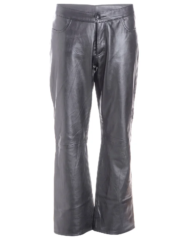 Label Bella Leather Cropped Trouser Trousers Top Rated