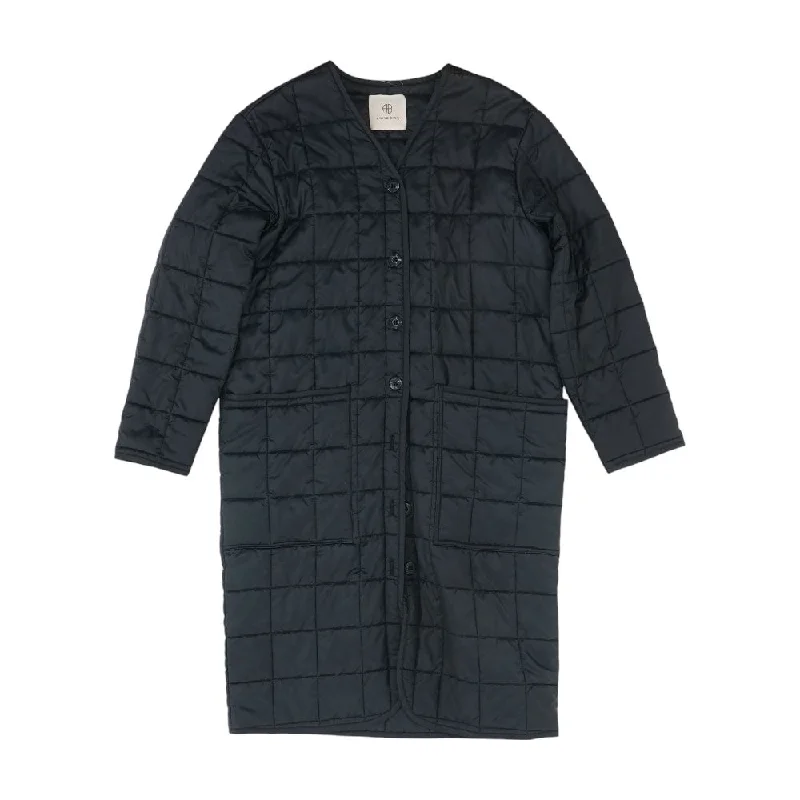Andy Quilted Shell Coat Fleece Down Feather