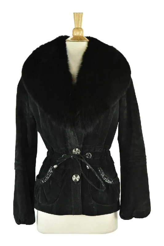 Salco Editions Coat Chenille Brocade Lace
