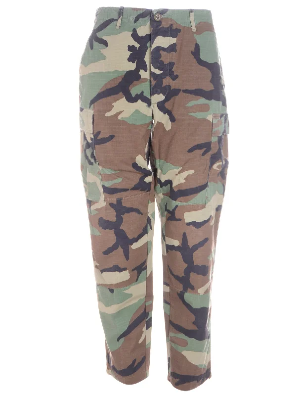 Label Jacob Tapered Army Trousers Trousers Tapered Slim Fit