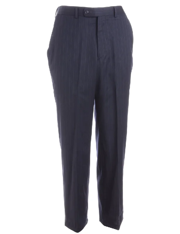 Label Lewis Cropped Smart Trousers - W34 Trousers Exclusive Limited