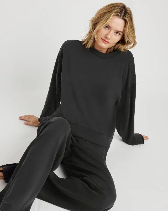 Tammy Scuba Pullover Elbow Length Sleeve