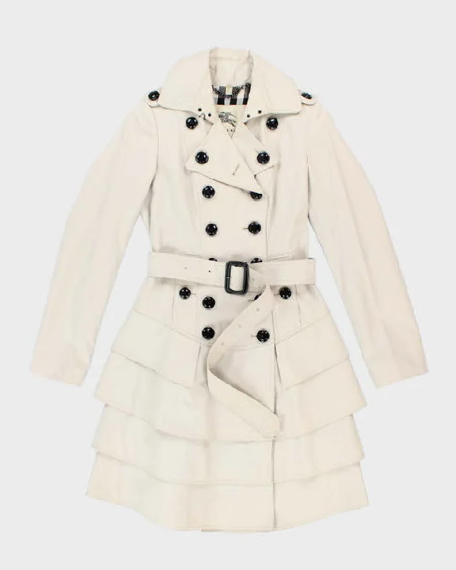 Vintage Burberry Belted Trench Coat - XS Coat Overcoat Trench Coat
