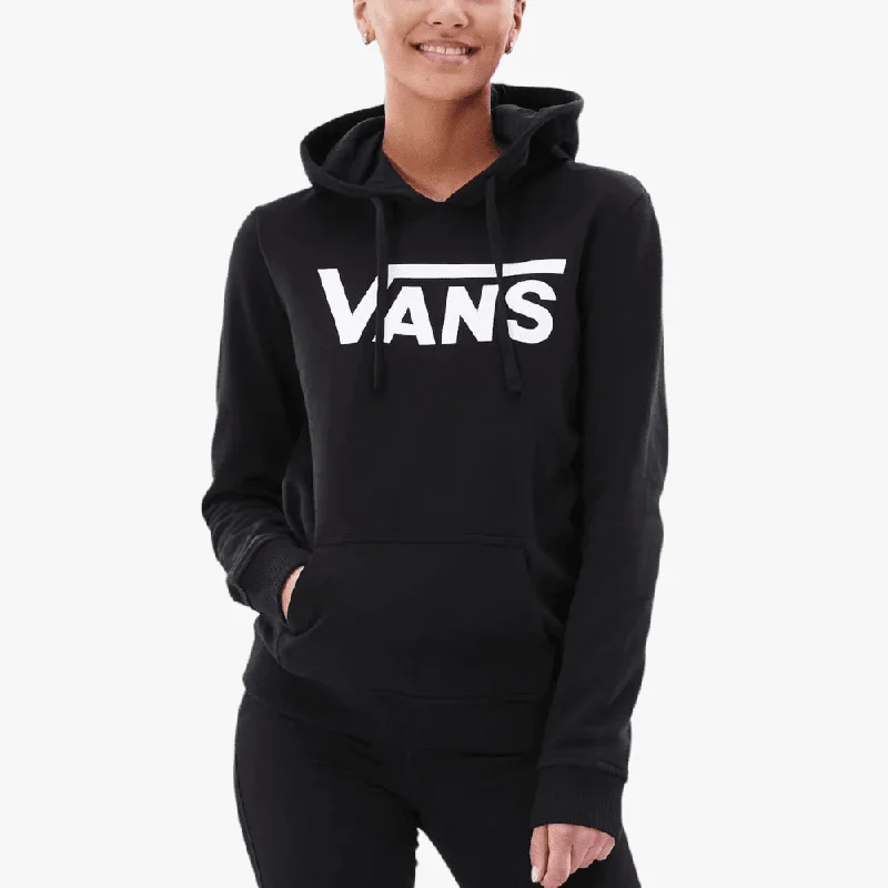 Vans Womens Classic Pullover Hoody Black Blouson Sleeve Pullover