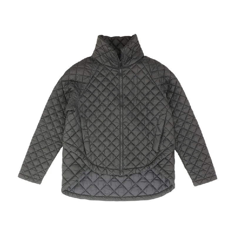 Black Solid Lightweight Coat Bomber Denim Leather