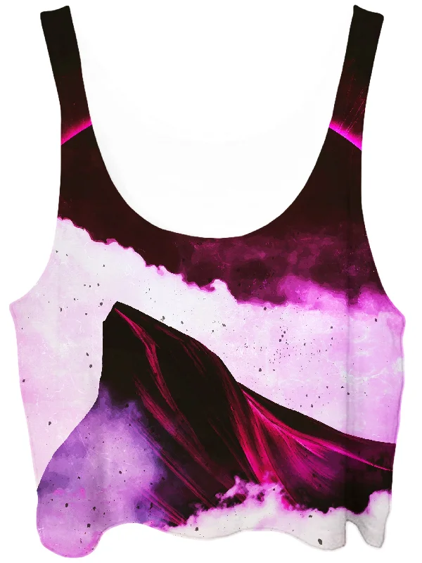 Archangel Crop Top Zippered Front Buttoned Front Snap Front