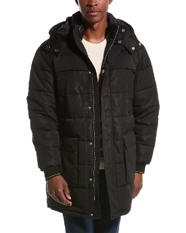 Armani Exchange Heavyweight Coat Tweed Herringbone Houndstooth