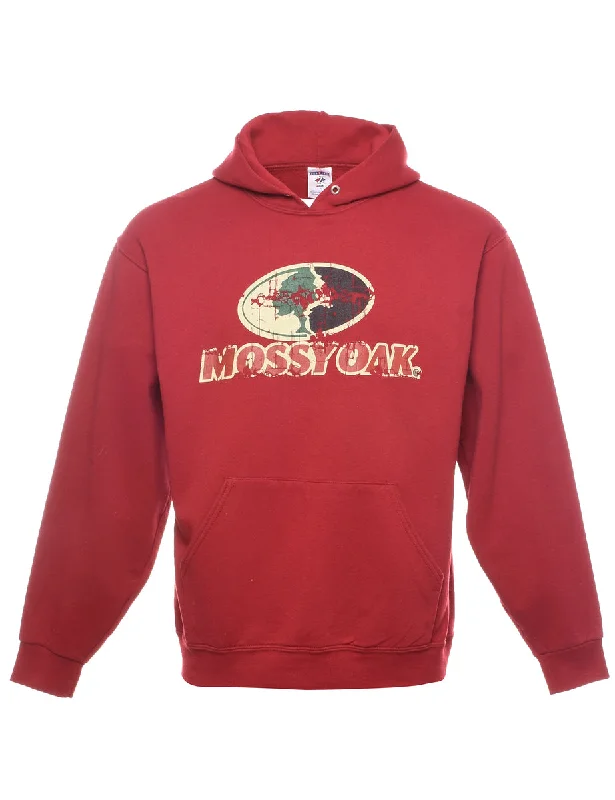 Mossy Oak Printed Hoodie - L Hoodie with Reflective Safety Nightwear