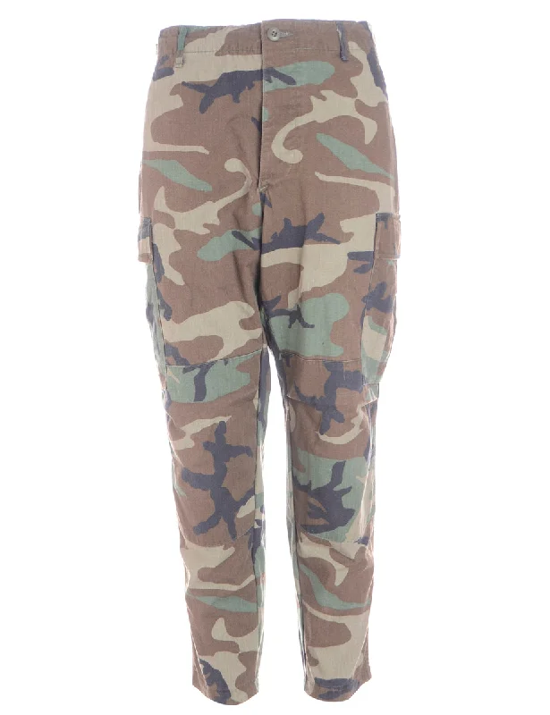 Label Jacob Tapered Army Trousers Trousers Capri Summer