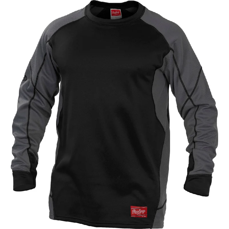 Rawlings Youth Dugout Fleece Pullover YUDFP4 Box Sleeve Comfort