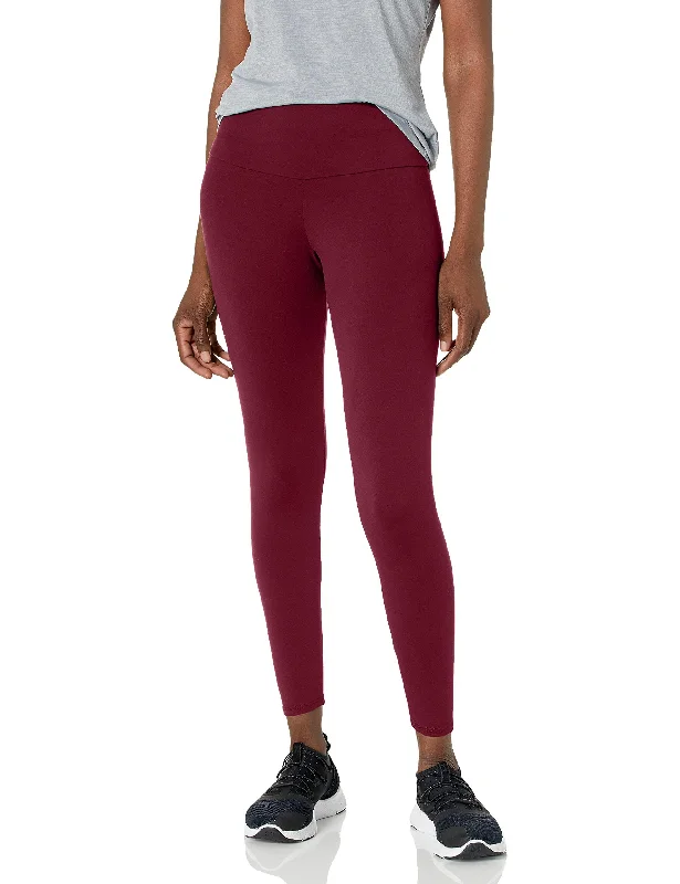 Onzie Luxe Wine X-Large Ultra-soft High Waist Leggings Trendy Mesh Leggings