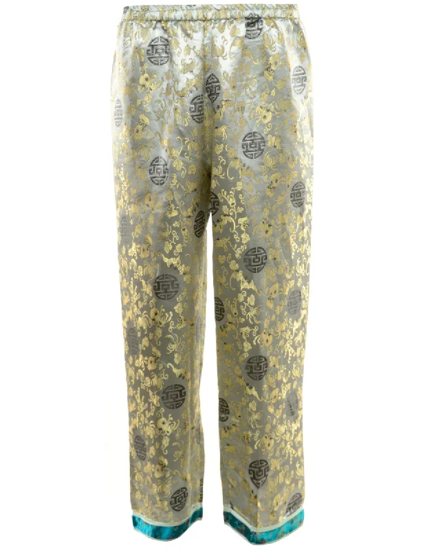 Floral Trousers - W30 Trousers Spring Floral