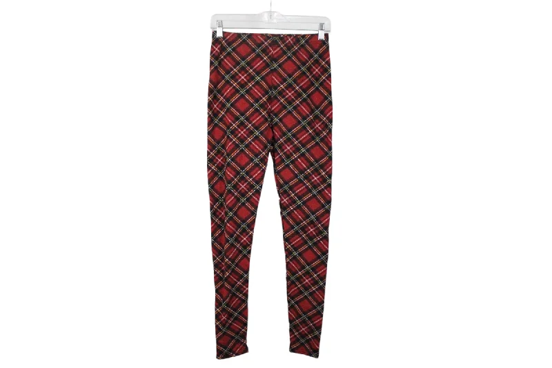 Lildy Printed Fleece Lined Leggings | S-L Trendy High-Compression Leggings