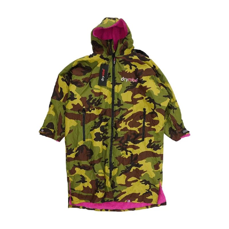Green Camo Coat A-Line Ball Gown Mermaid