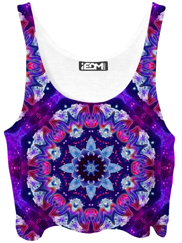 Sonic Blossom Crop Top Cashmere Blend Cotton Blend Poly Blend