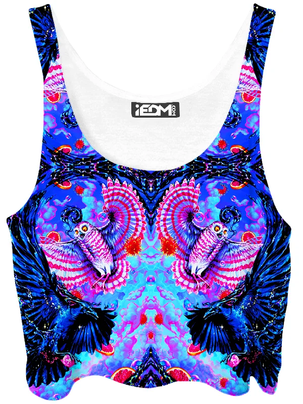 Holding Space Crop Top Sequined Glittery Shiny