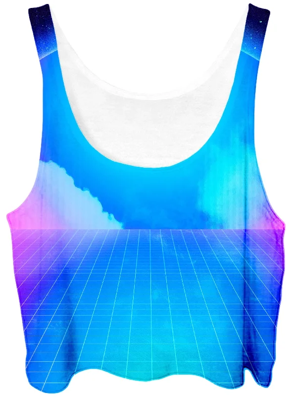 Worship 2030 Crop Top Layered Multi-layer Single Layer