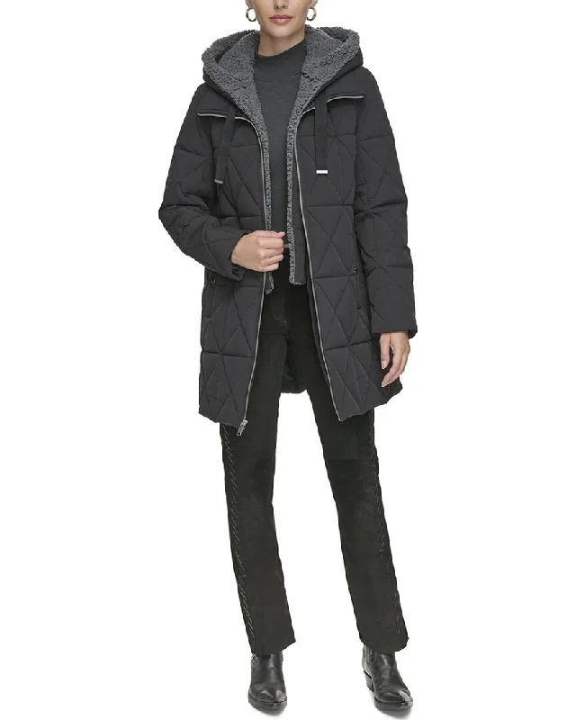 Andrew Marc Islee Coat Trench Raincoat Windbreaker