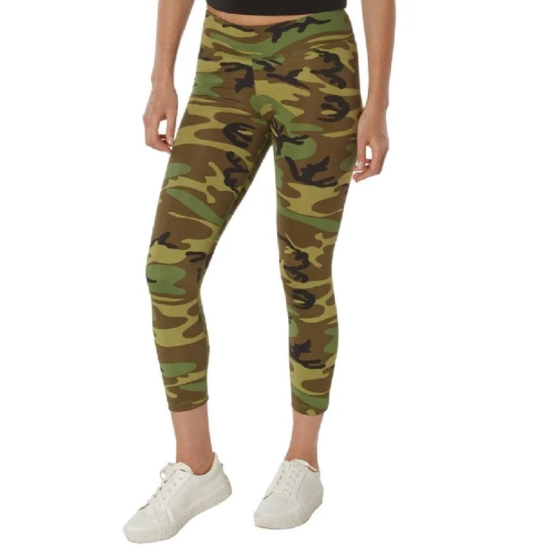 Rothco Womens Camo Performance Workout Leggings Elegant Printed Leggings with Pockets Rothco Womens Camo Performance Workout Leggings Elegant Printed Leggings with Pockets