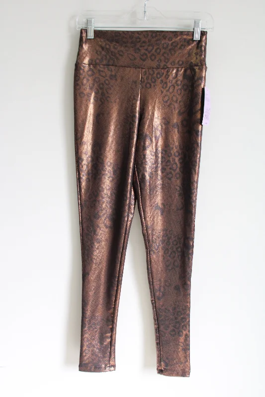 NEW Wild Fable Metallic Leopard Print Leggings Comfortable Cold Weather Leggings