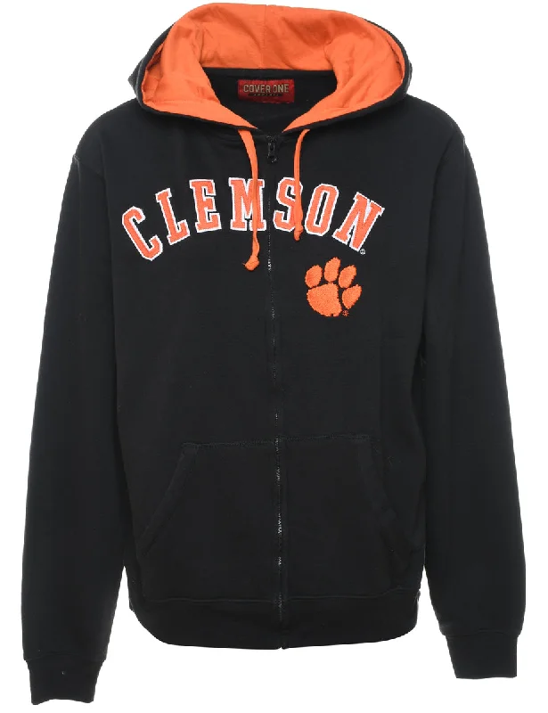 Clemson Black & Orange Hoodie - L Hoodie with Print Artistic Unique