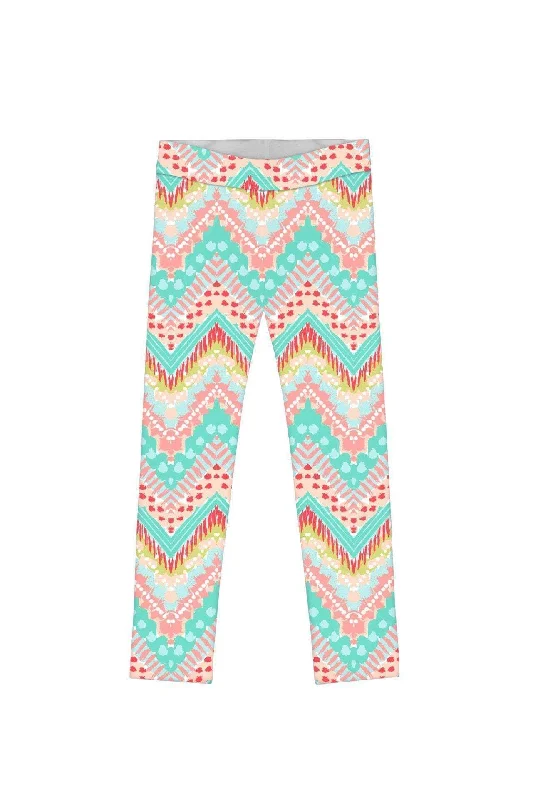 Chevron Please Lucy Cute Printed Leggings - Girls Trendy Digital Print Leggings