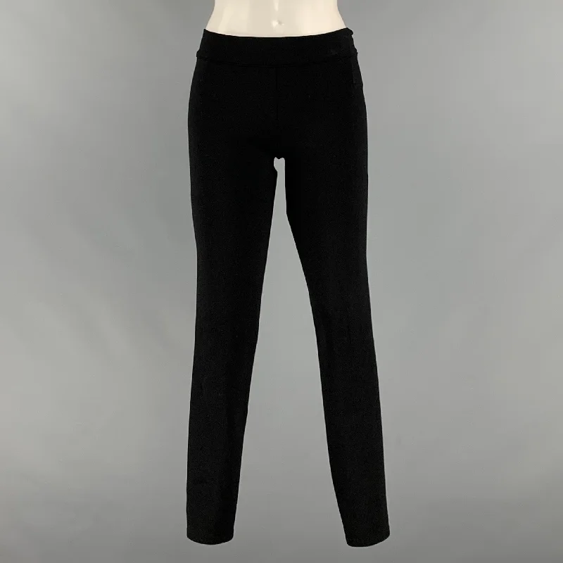 THE ROW Size S Black Nylon Blend Elastic Waistband Leggings Trendy Polka Dot Leggings THE ROW Size S Black Nylon Blend Elastic Waistband Leggings Trendy Polka Dot Leggings