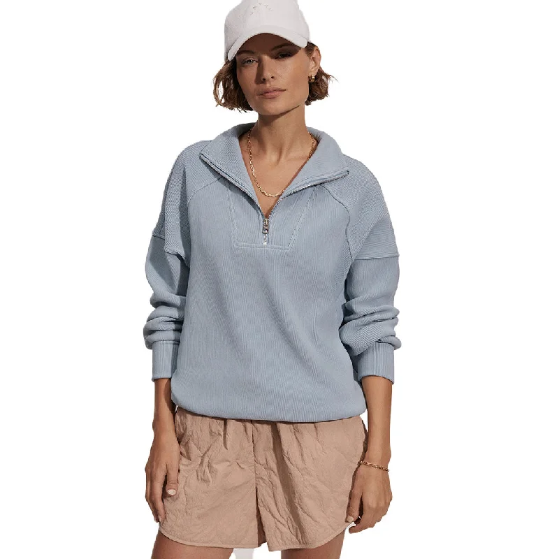 Varley Rhea Womens Pullover Lantern Sleeve Elegant