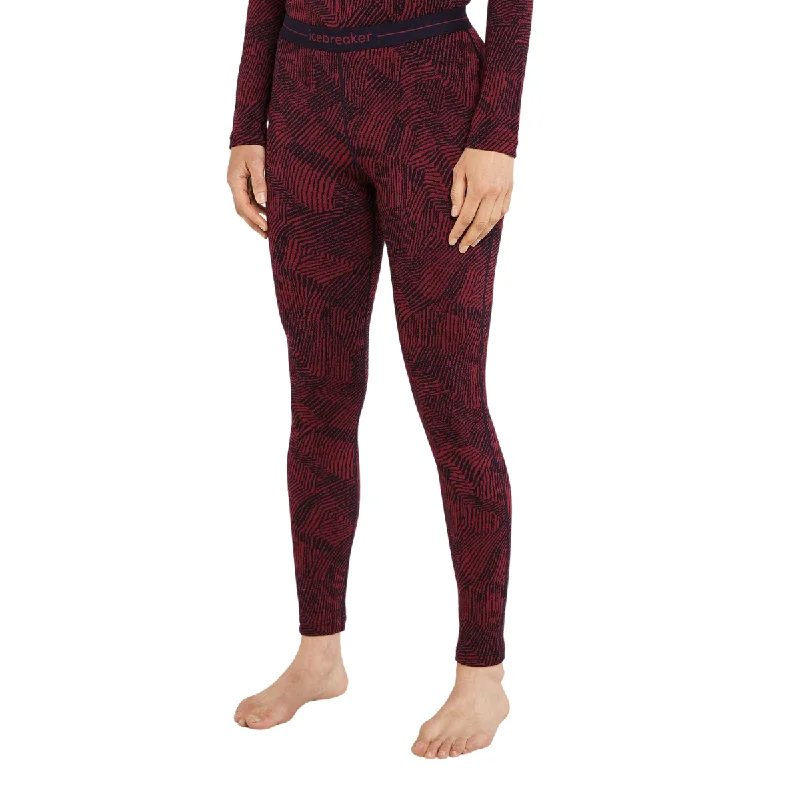 Icebreaker Legging Mérino 260 Vertex - Femme Elegant Shiny Black Leggings