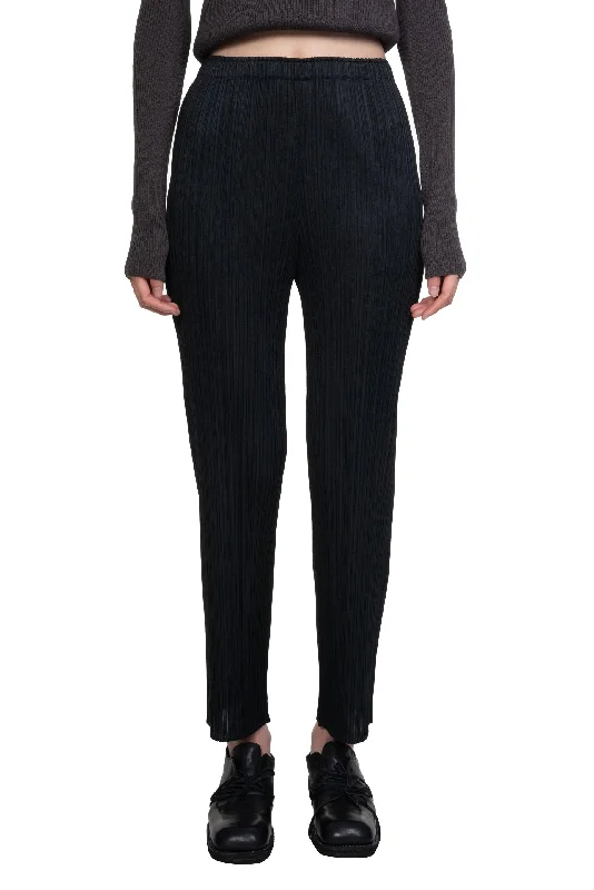 MC July Trousers Black Trousers Lace Delicate