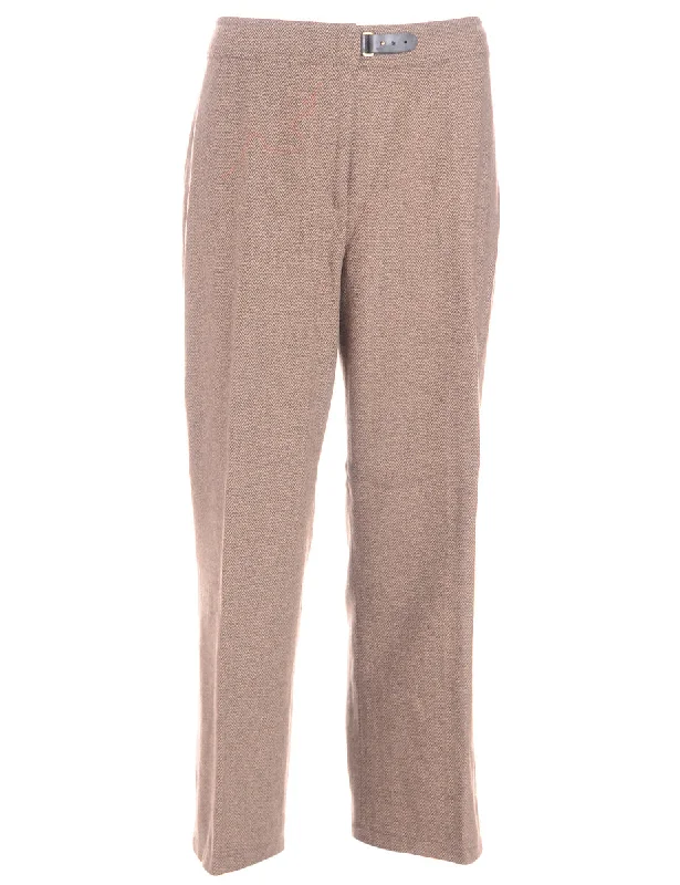 Label Cropped Dana Tapered Trousers Trousers Cargo Utility