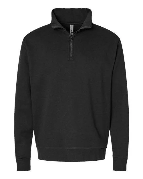 Next Level Fleece Quarter-Zip Pullover 9643 Angora Wool Cozy