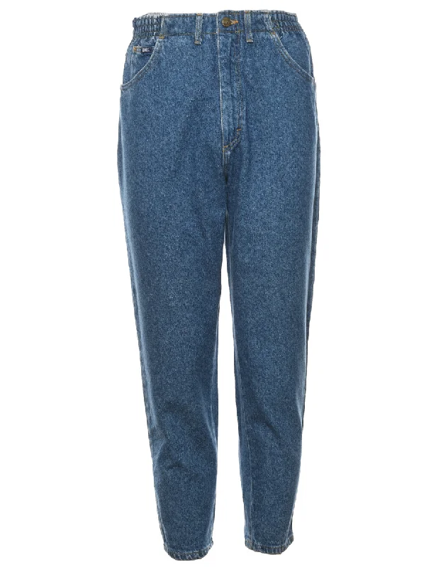 Lee High Waist Denim Trousers - W30 L28 Trousers Denim Blue