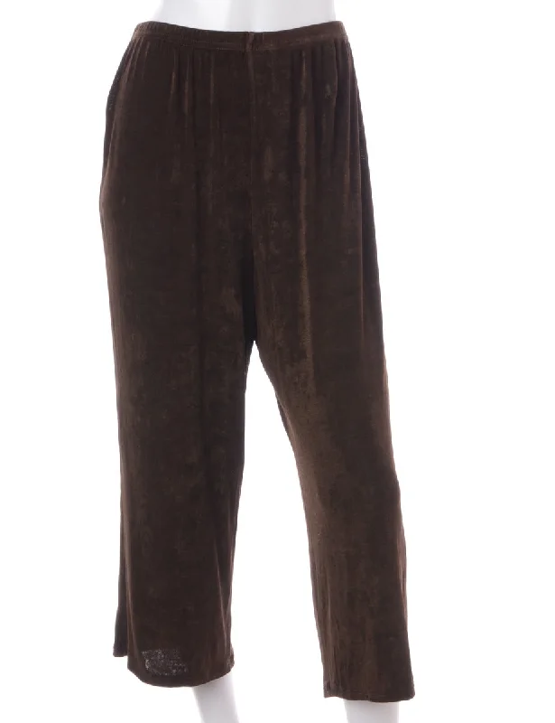 Label Lara Cropped Lycra Trouser Trousers Yoga Stretchy