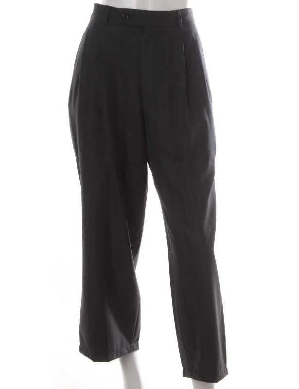 Label Dana Tapered Trouser Trousers Formal Black