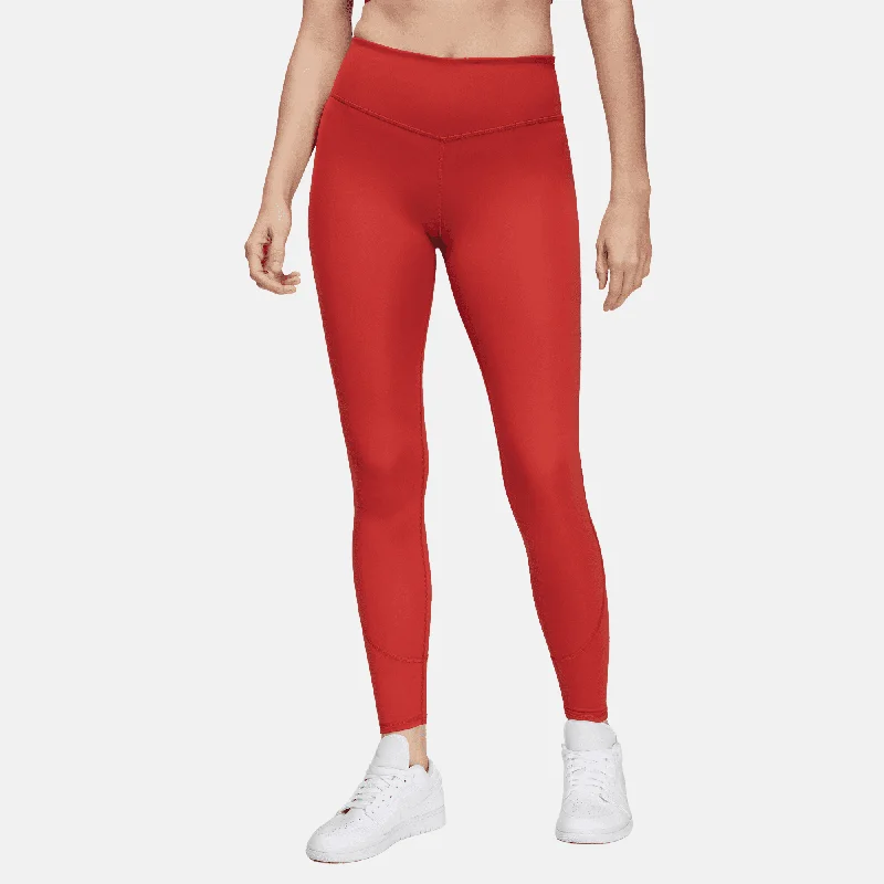 Air Jordan Sport Women's Dune Red Leggings Cozy Cotton Leggings