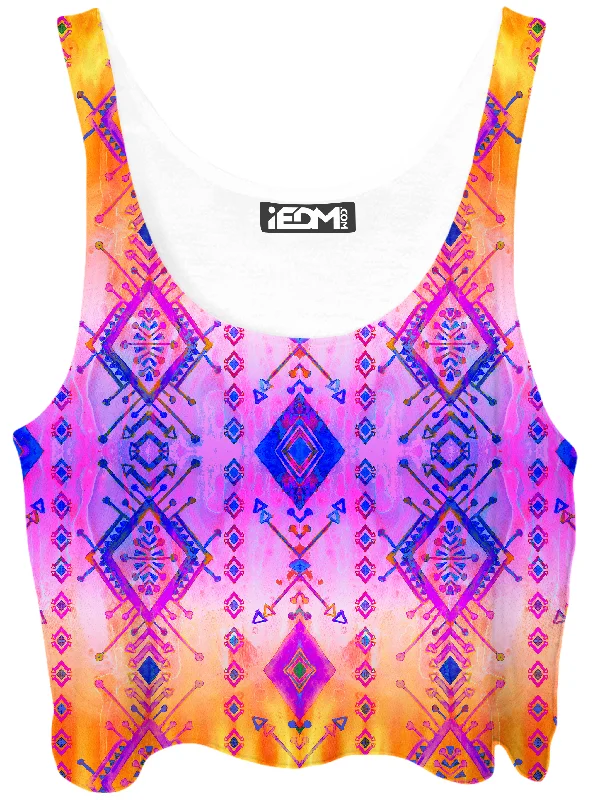 Outta Body Crop Top Hooded Caped Shawl Collar