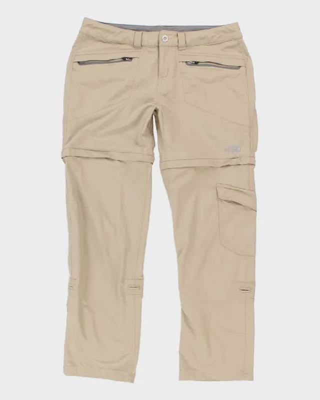 Womans Cream The north Face Hiking Trousers - W34 L28 Trousers Tapered Slim Fit