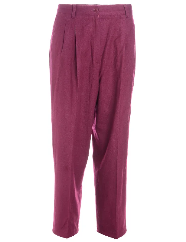 Label Dana Tapered Trousers Trousers Summer Linen