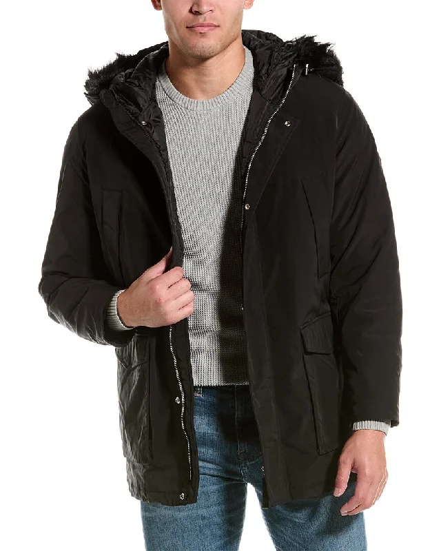 Armani Exchange Caban Coat Parka Down Jacket Wool Coat