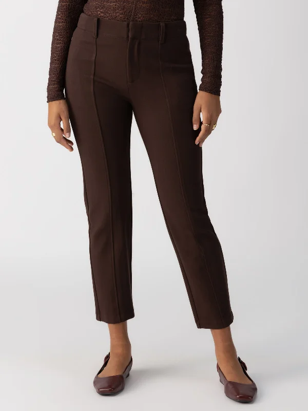 Cassie Semi-High Rise Legging Coffee Trendy Sporty Compression Leggings