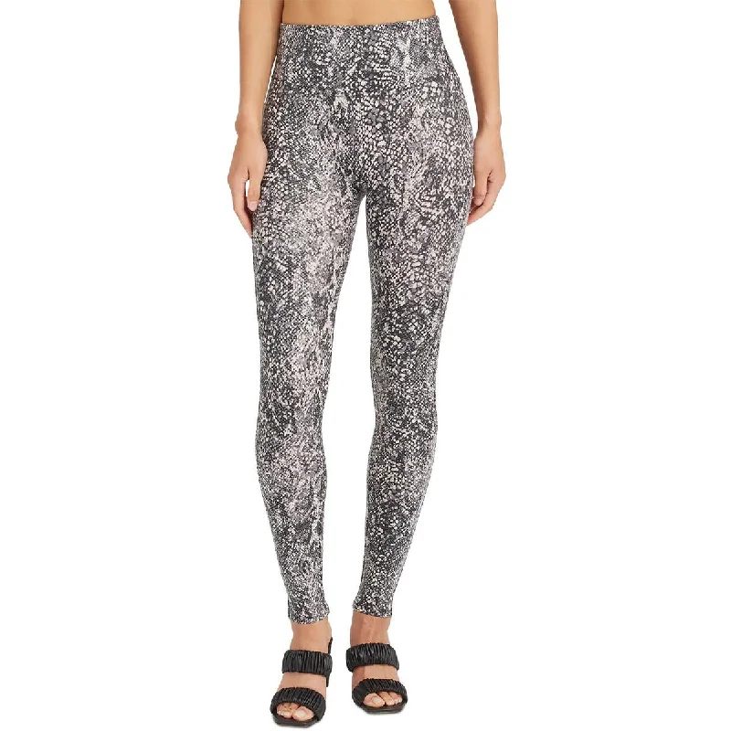 Spanx Womens High Rise Snack Print Leggings Trendy Sports Performance Leggings