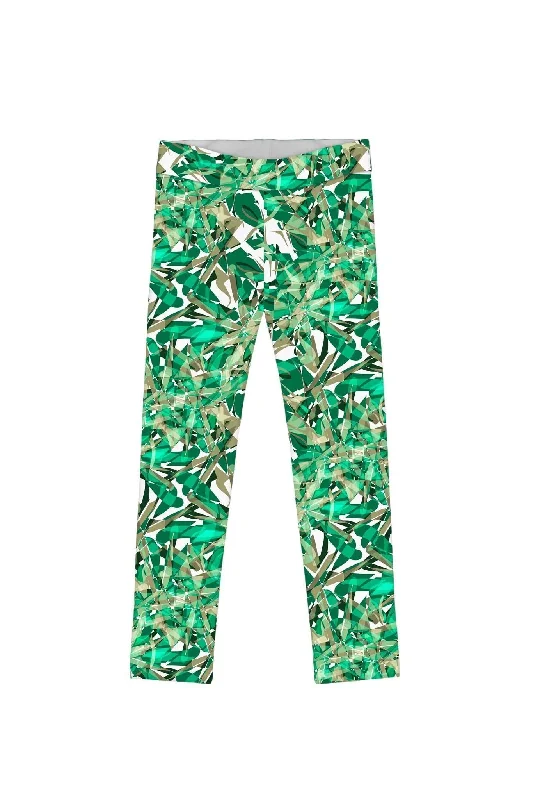 Nephrite Fantasy Lucy Cute Green Printed Leggings - Girls Fashionable Seamless Leggings Nephrite Fantasy Lucy Cute Green Printed Leggings - Girls Fashionable Seamless Leggings