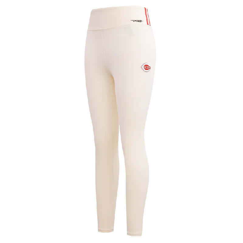 LEGGINGS MLB CINCINNATI REDS RETRO CLASSICS PARA MUJER Comfortable Slip-On Leggings