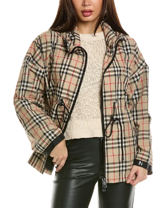 Burberry Bacton Coat Anorak Windbreaker Fleece