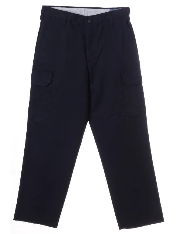 Label Kevin Raw Edge Workwear Trouser Trousers Plaid Checkered