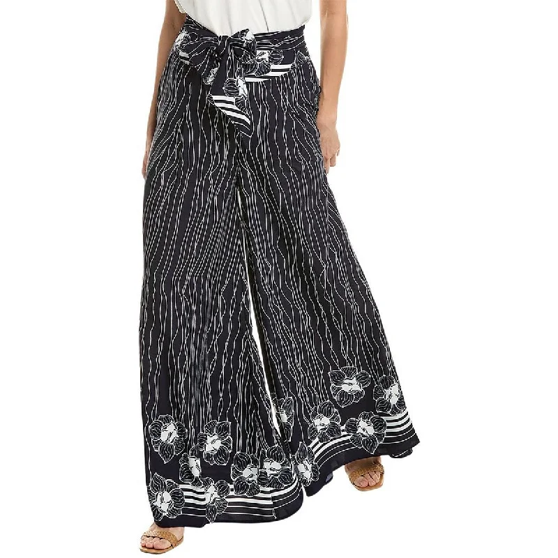 Gracia Womens Striped  Trouser Pants Trousers stylish modern