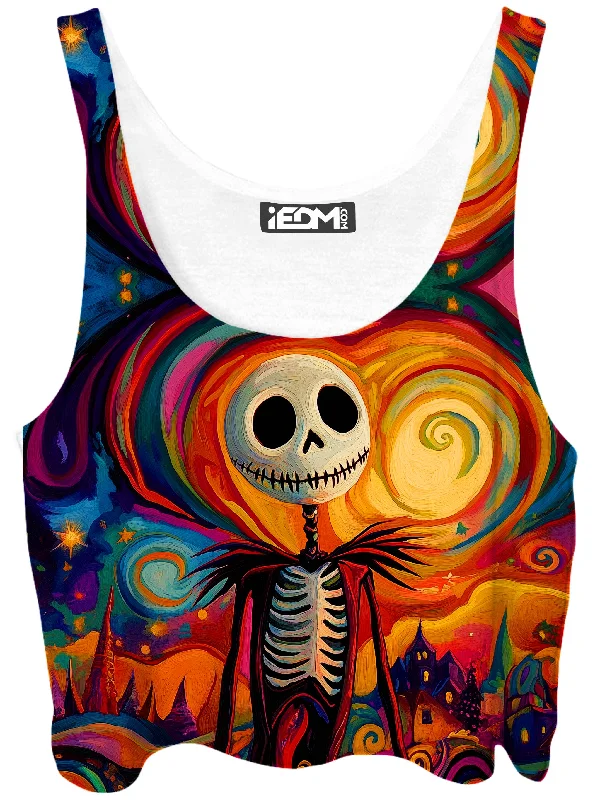 Jack's Cosmic Dream Crop Top Nylon Fabric Polyester Fabric Spandex Fabric