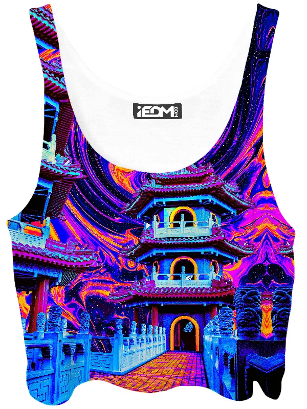 Enlightened Path Crop Top Casual Formal Business